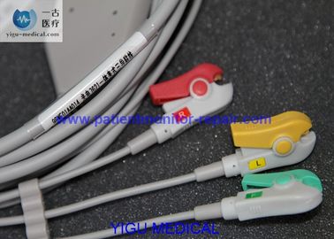 Nihon Kohden Hospital Faciltiy TEC-7621 Defibrillator Integrated 3lead Cable PN 98ME01AA014