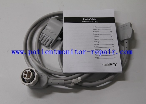 Mindray D3 D6 Defibrillator MR6702 Electrode Cable With 50ohm Test Load