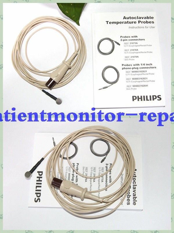 Original Medical Equipment Accessories  M21078A Autoclvable Temperature Probes with 2-pin Connectors