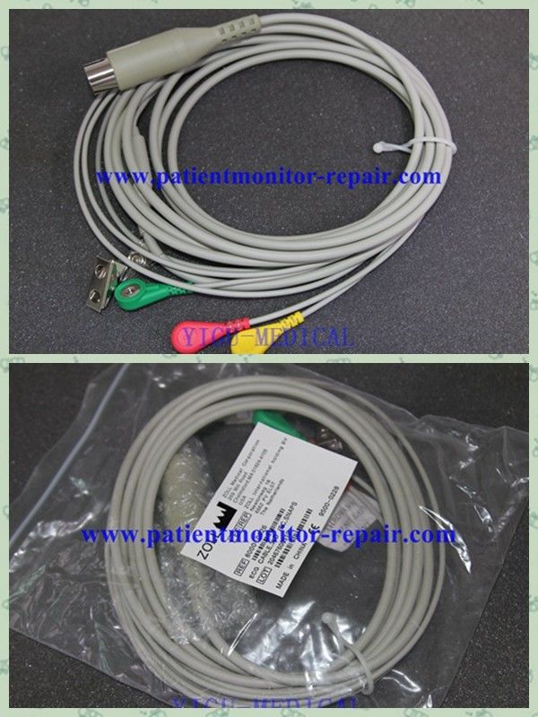 Zoll  ECG Cable 3ld Cardiac Conductance Wire Three Lead REF8000-0026