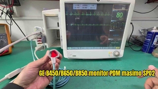 GE B450/B650/B850 Patient Monitor PDM Module Masimo SPO2 Test Repair