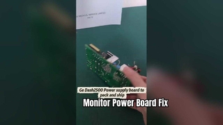 Patient Monitor DASH2500 Power Board Repair Replacement