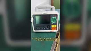 View Hospital Facility DFM100 Defibrillator Machine In Good Condition Demo