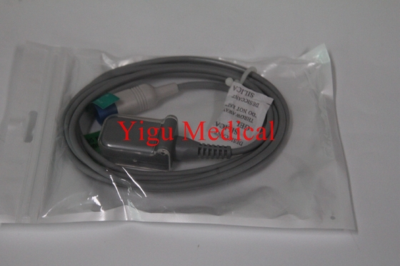 Metal Medical Equipment Parts D-Turn Square Head Blood Oxygen Extension Line SPO2 Wire