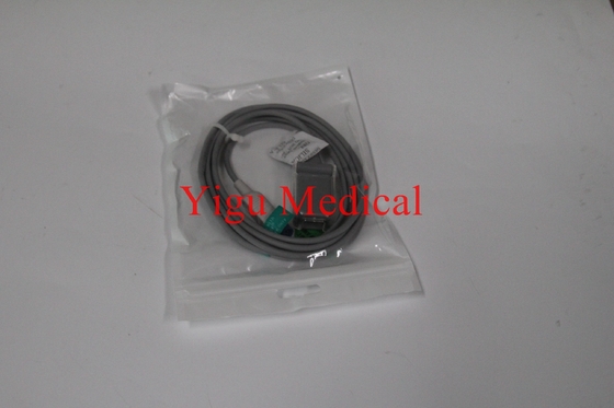 Metal Medical Equipment Parts D-Turn Square Head Blood Oxygen Extension Line SPO2 Wire