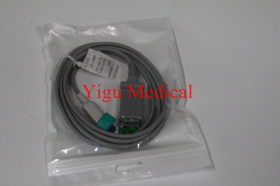 Metal Medical Equipment Parts D-Turn Square Head Blood Oxygen Extension Line SPO2 Wire