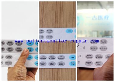 GE B30 Patient Monitor Silicon Keypres PN 2039786-001B1CN Button Sticker M1002328EN Patient Button Panel