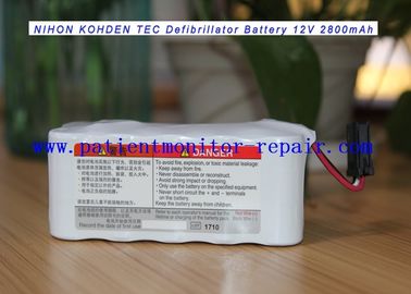 NIHON KOHDEN Defibrillator Machine Parts TEC Battery Pack Sealed Rechargeable Ni - MH Battery 12V 2800mAh