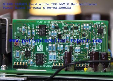 Hospital Defibrillator Machine Parts Power Board UR-0262 6190-021599C52 NIHON KOHDEN Cardiolife TEC-5521C