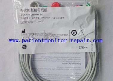 Detachable GE 5- Lead Cable Set 5- Leadwire 74CM Part Number 411200-001 Medical Devices