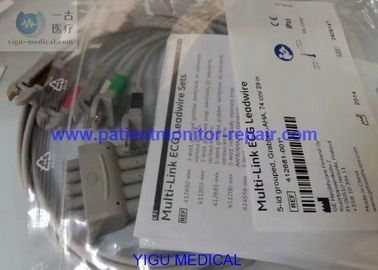 Original ECG Replacement Parts GE Multi - Link Leadwire REF 412681-001 For Ge CAM14