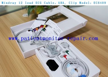 EC6409 12 Lead ECG Cable AHA Clip PN 040-001643-00 ECG Trunk Cable And Lead Set