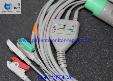 Nihon Kohden Hospital Faciltiy TEC-7621 Defibrillator Integrated 3lead Cable PN 98ME01AA014