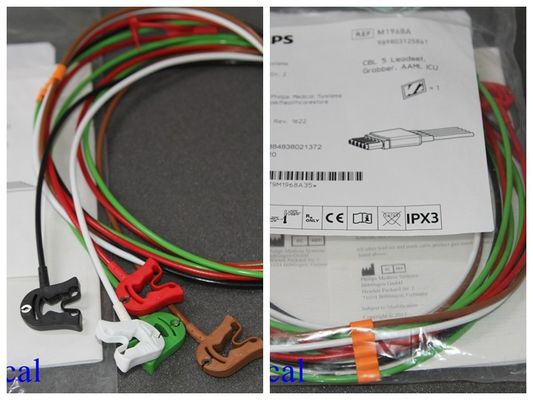 ICU Accessory M1968A REF98983125841 CBL 5 Leadset Grabber AAMI Cables