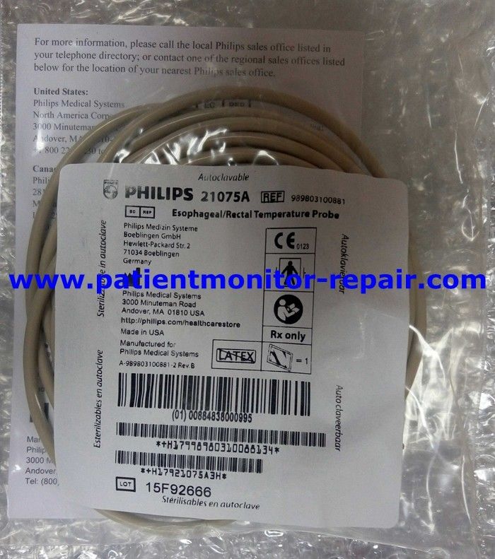 M21075A Medical Equipment Accessories Esophageal Rectal Temperature Probe