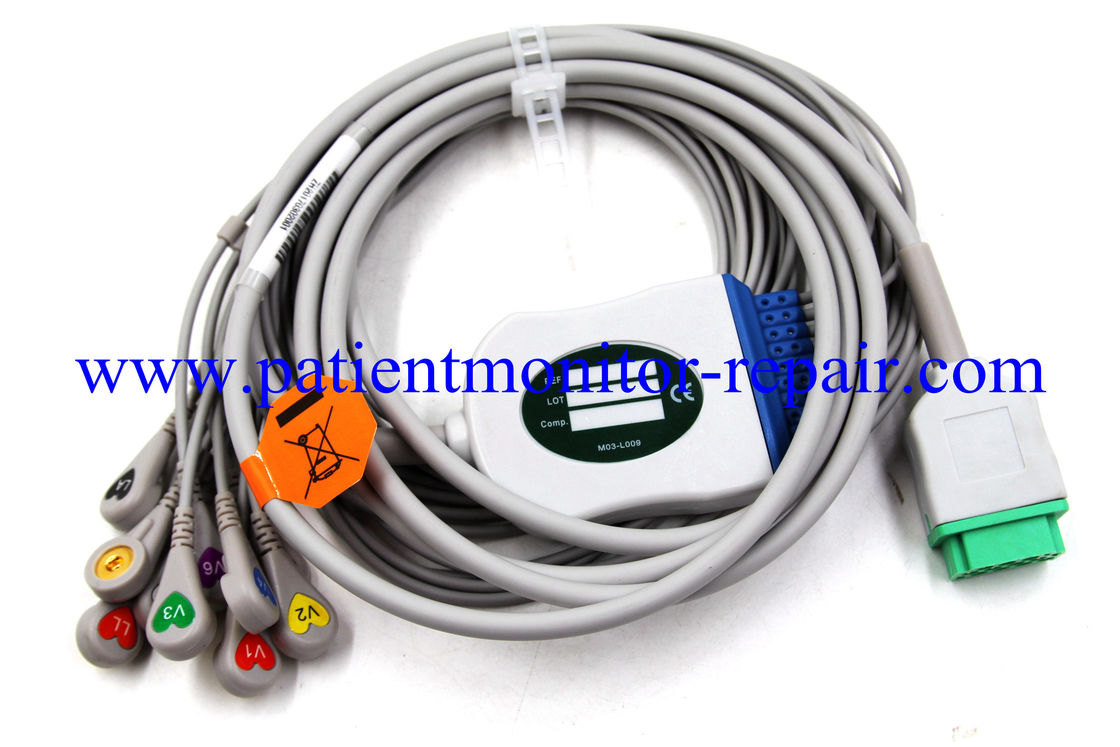 GE Integrated Coin Type Button Type Ten Lead Wire M03-L009 PN 98ME02AA621 Consumable Medical Parts Assy
