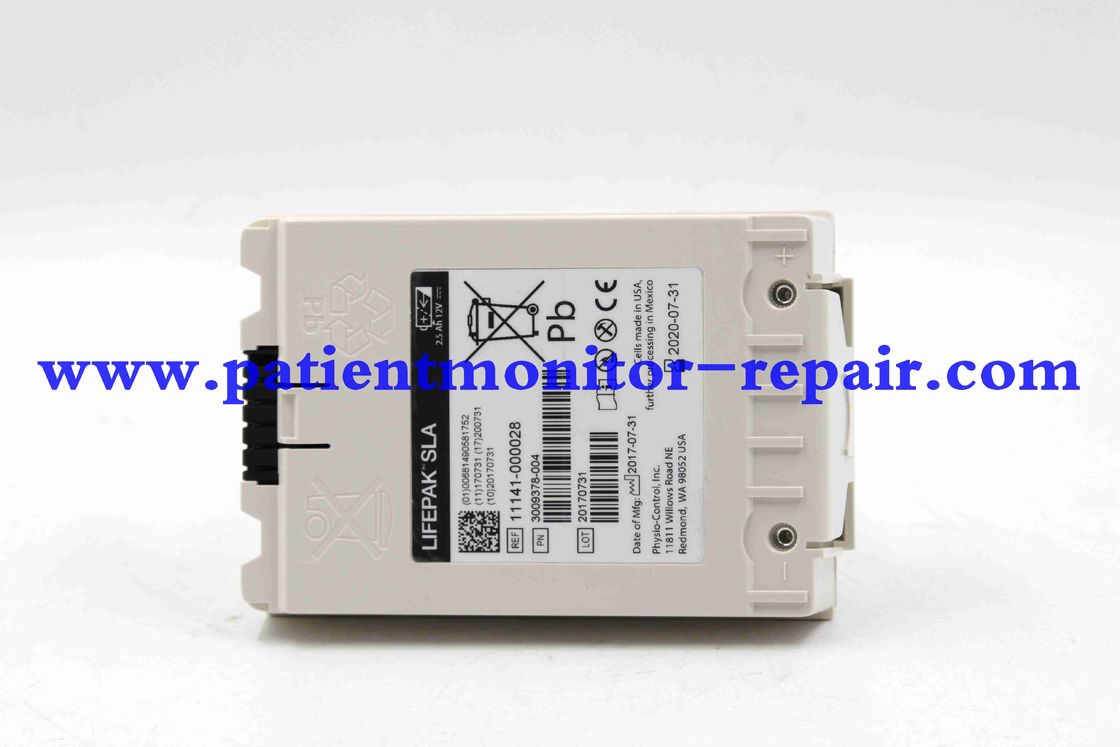 2.5Ah 12V Endoscopy Lifepak 12 Defibrillator Battery LIFEPAK SLA PN 3009378-004 REF 11141-000028