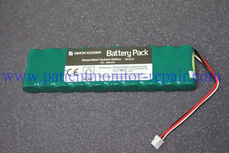 Original ECG Replacement Parts NIHON KOHDEN ECG Battery SB-901D 12V 1950mAH