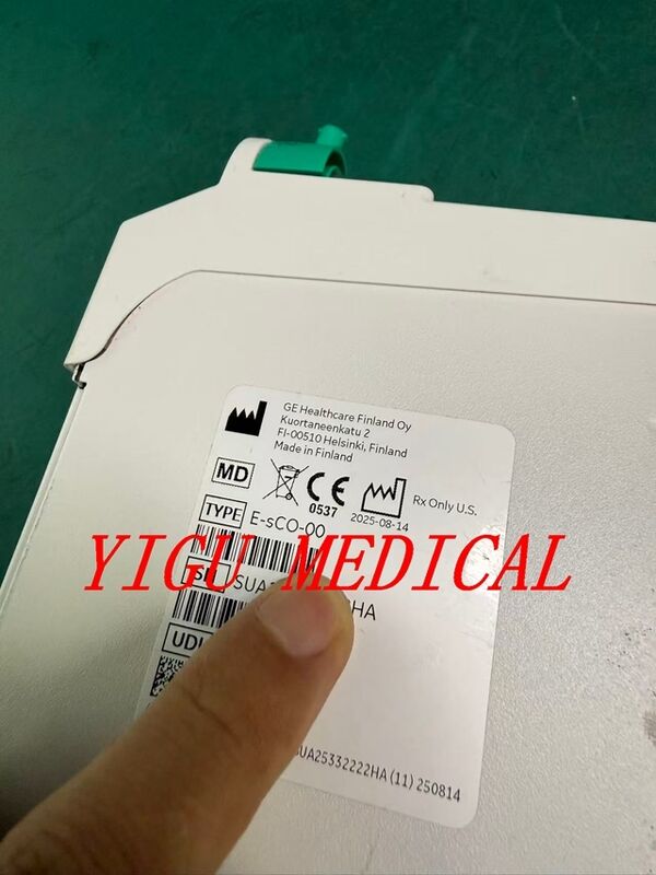 GE Monitor E-sCO-00  Module PN M1183480 Primarily Used In Anesthesia And Critical Care