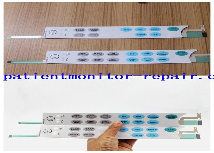 GE B30 Patient Monitor Silicon Keypres PN 2039786-001B1CN Button Sticker M1002328EN Patient Button Panel