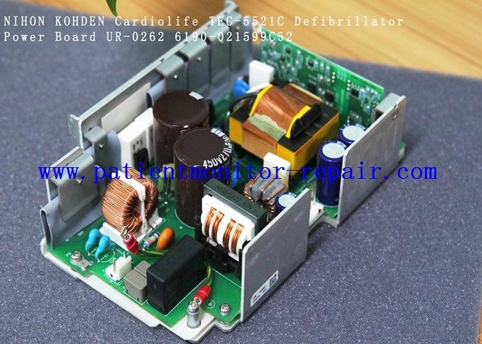 Hospital Defibrillator Machine Parts Power Board UR-0262 6190-021599C52 NIHON KOHDEN Cardiolife TEC-5521C