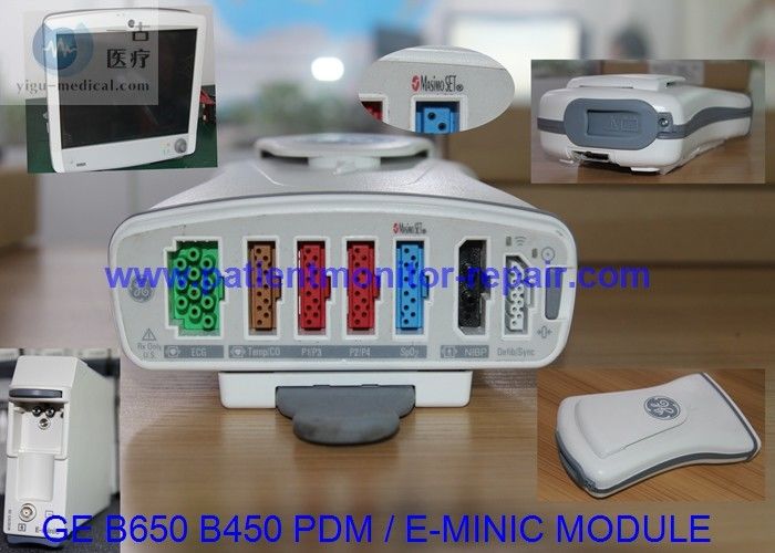 GE B450 B650 Patient Monitor Module With  PDM / E-MINIC Gas Module