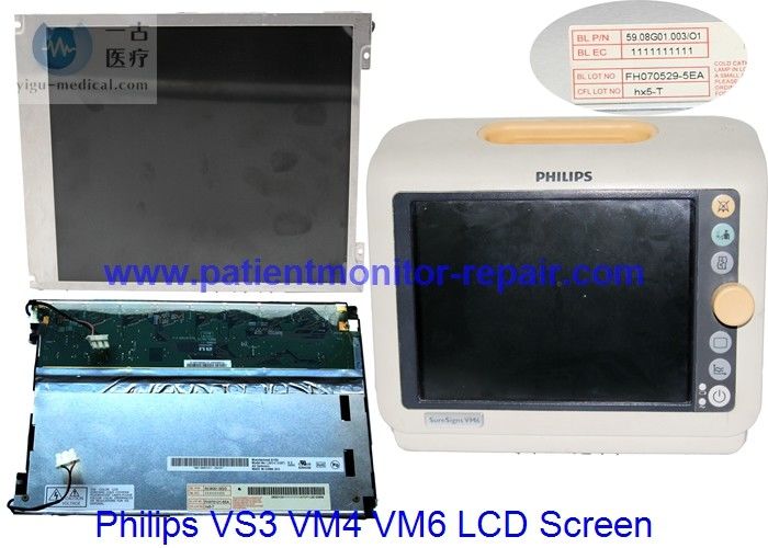 VS3 VM4 VM6 PM8000 Patient Monitor LCD Screen Display Medical Replacement Parts