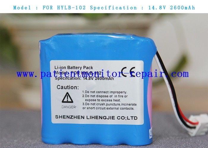 Li - ion Battery Pack For HYLB-102 14.8V 2600mAh Edan SE-3 - 2 Unidades 2 ECG Machine Compatible Battery HYLB-102