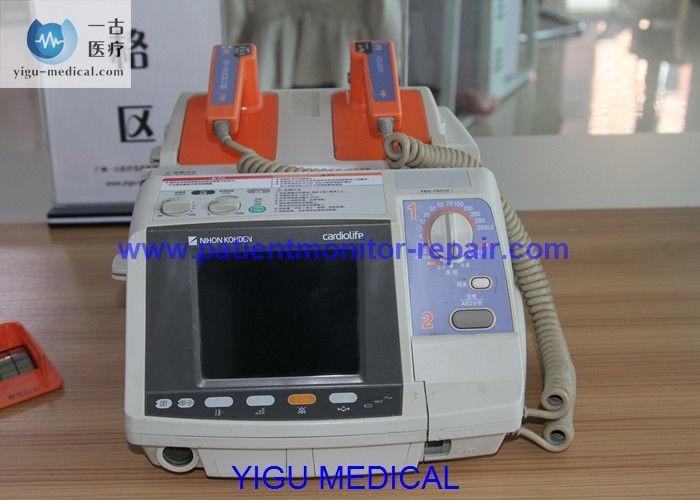 220V Defibrillator Machine Parts Nihon Kohden TEC-7631C With Apex Paddle